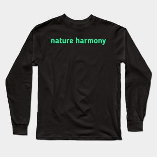 Nature hamony Long Sleeve T-Shirt